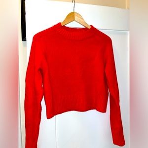 Cropped Red Sweater ❤️